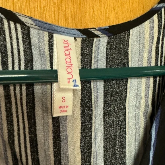 XHILATATION blue and black dress size S - Picture 4 of 7